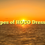 Types of HOCO Dresses