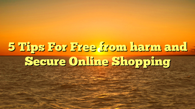 5 Tips For Free from harm and Secure Online Shopping