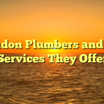 London Plumbers and the Services They Offer