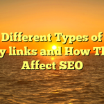 The Different Types of One way links and How They Affect SEO