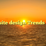 Website design Trends 2022